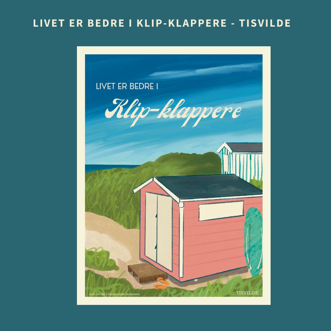 Livet er bedre i klip-klappere UDEN RAMME
