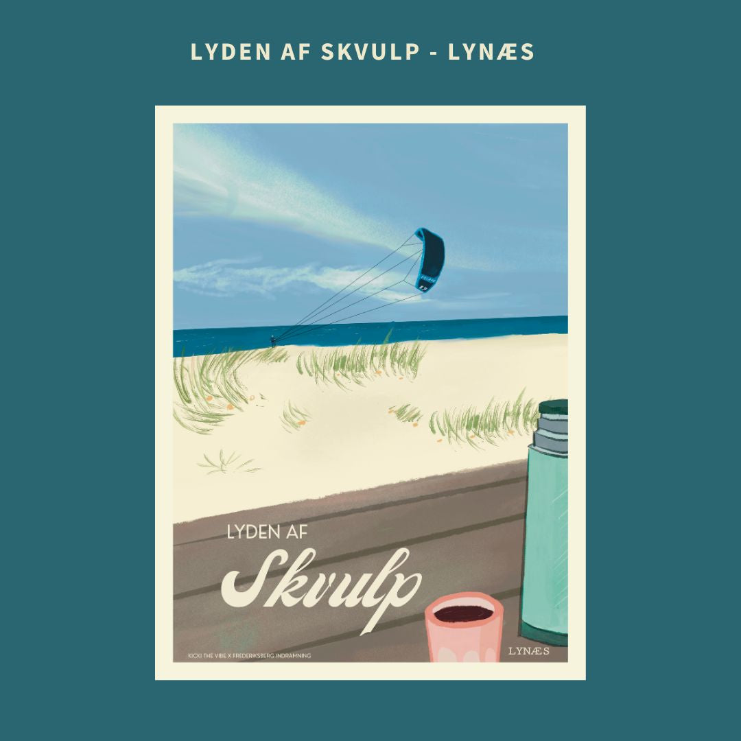 Lyden af skvulp UDEN RAMME