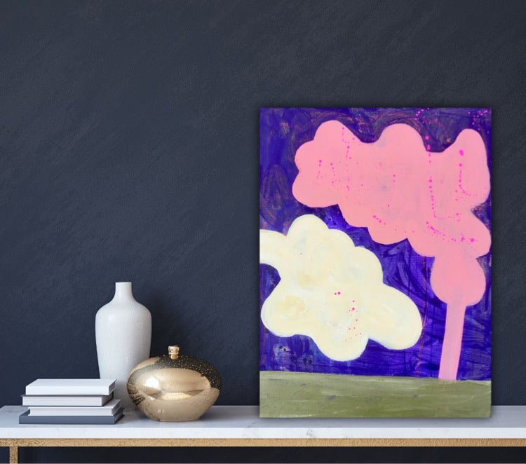 Sky-blomster 30 x 40 cm