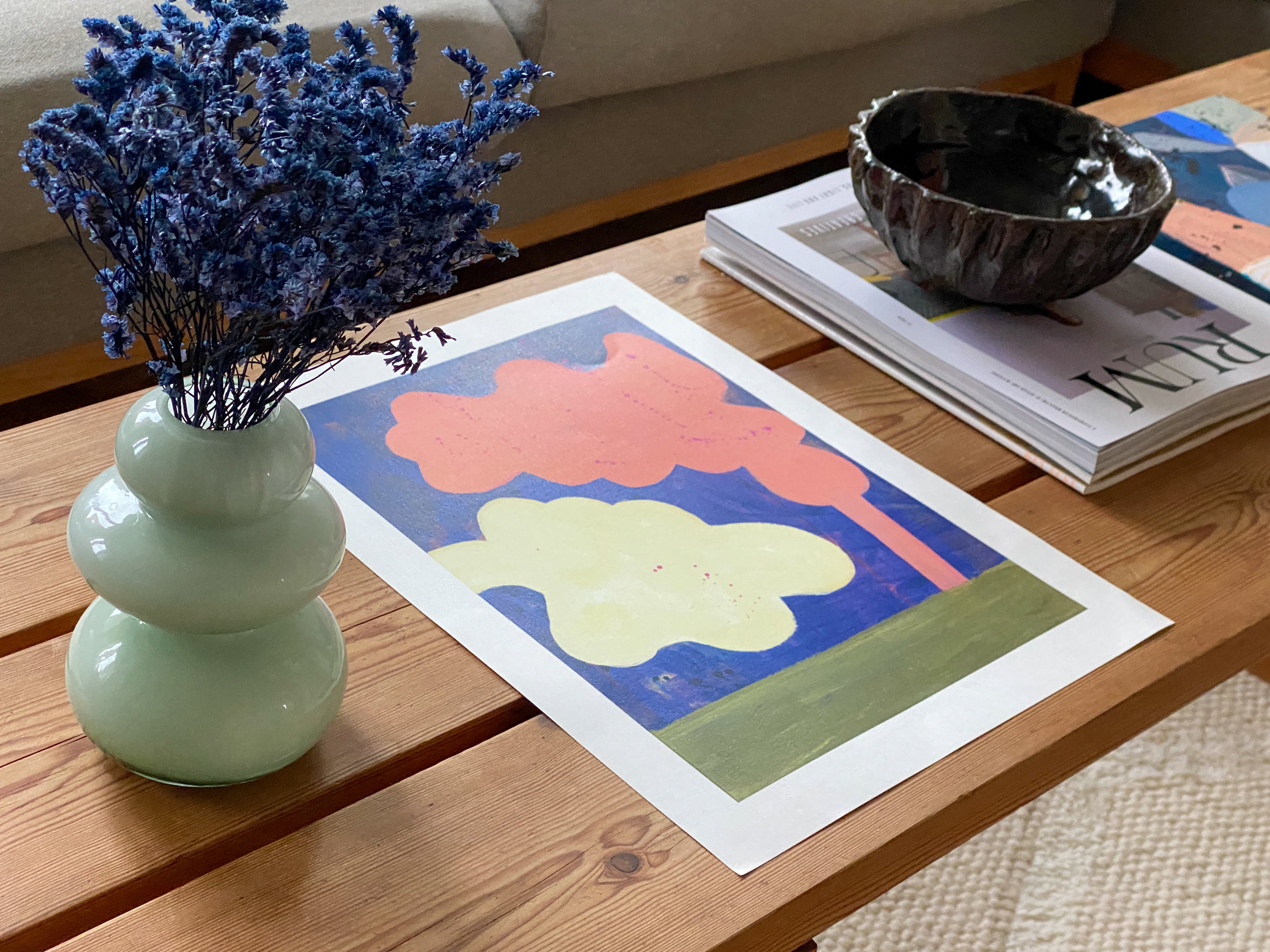 Sky-blomster (art print - limited edition)