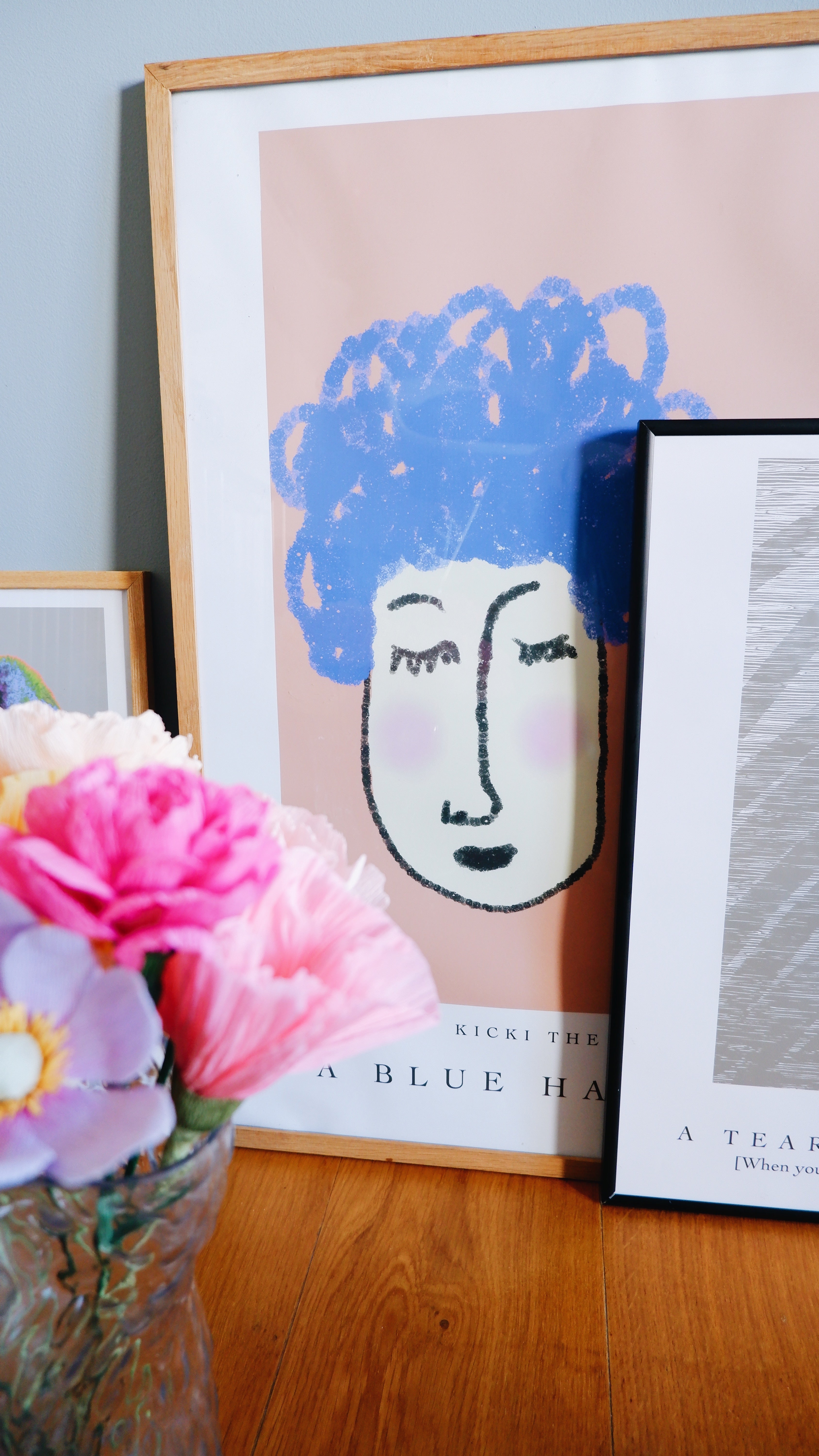 A blue hair day