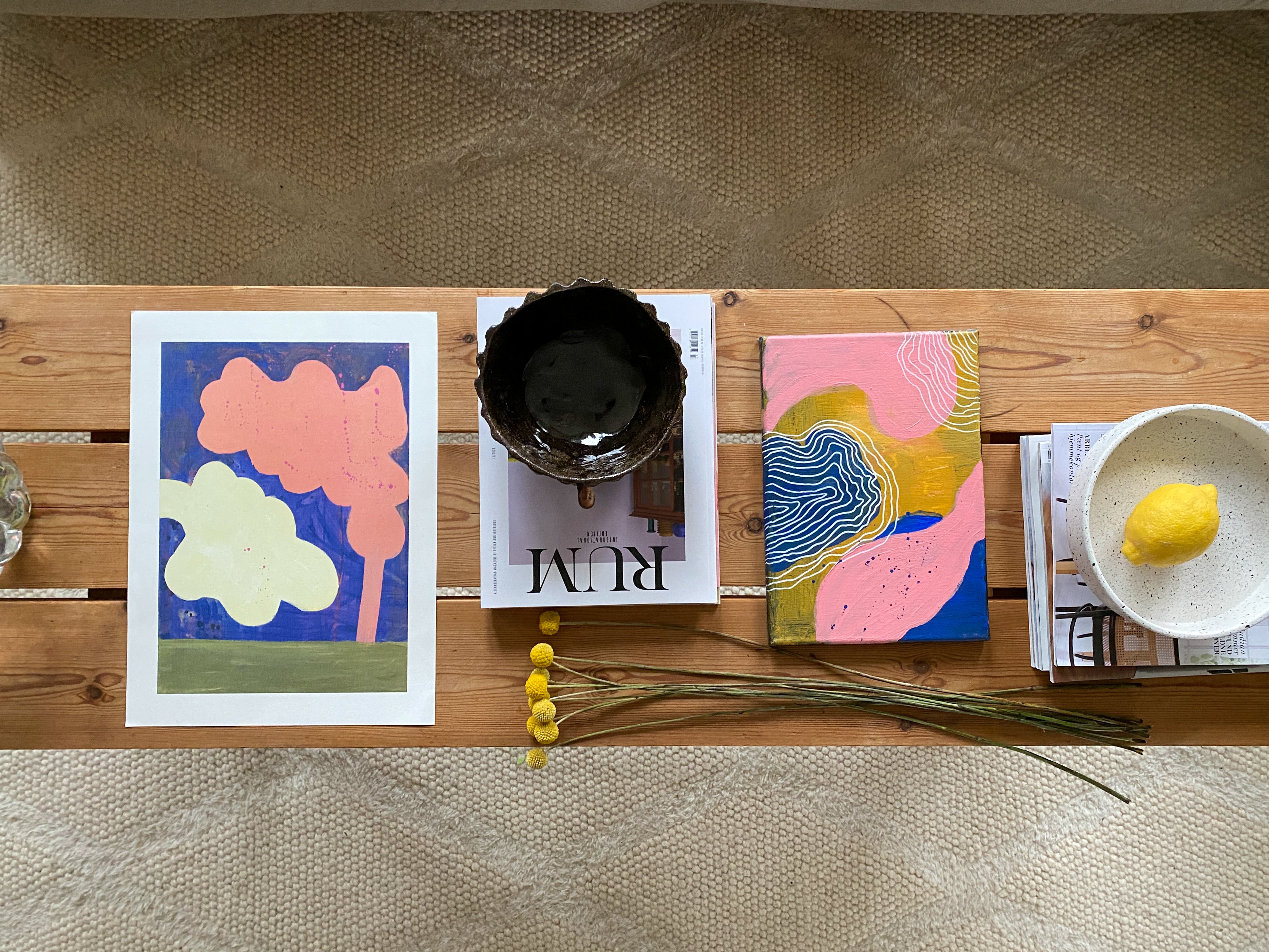 Sky-blomster (art print - limited edition)