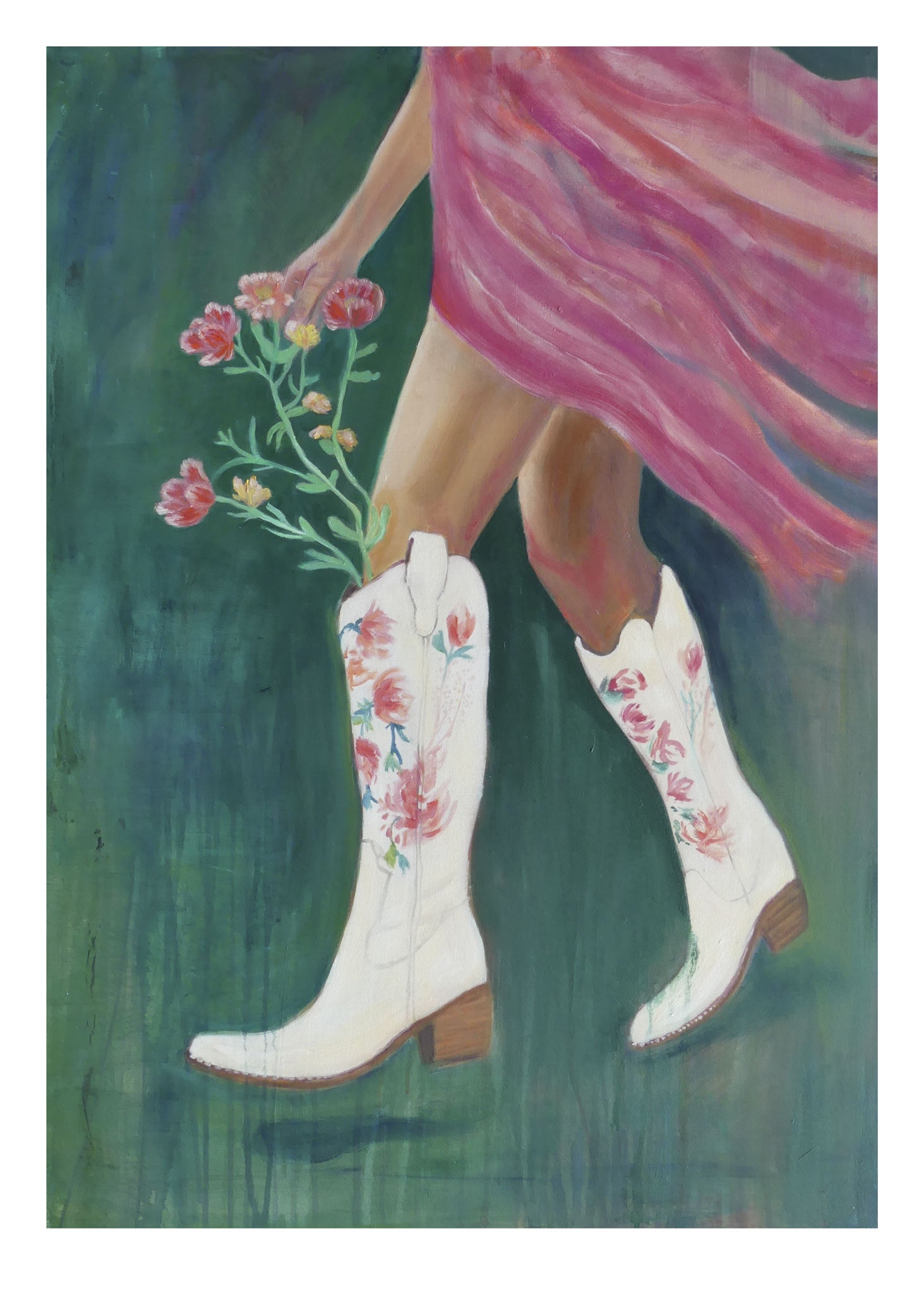 Blooming Texas Boots